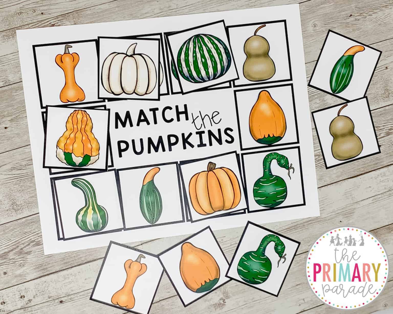 Pumpkin Activities for Preschool - The Primary Parade
