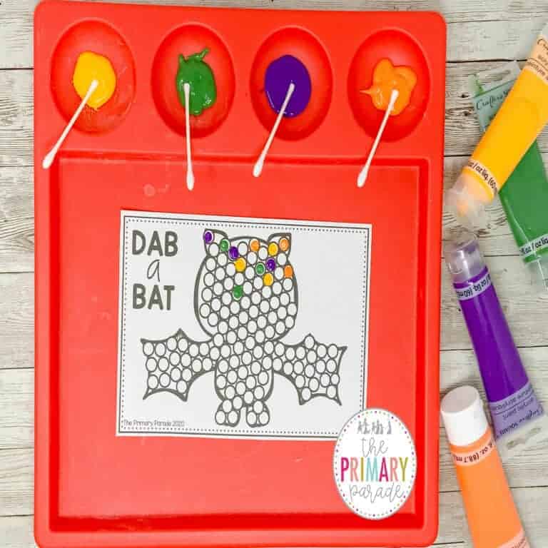 Halloween fine motor mats