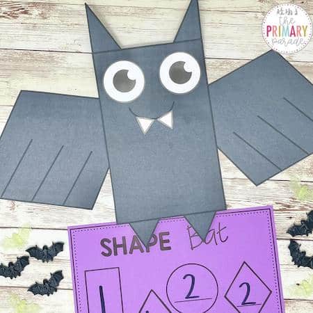 Shape Bat Craft for Preschoolers