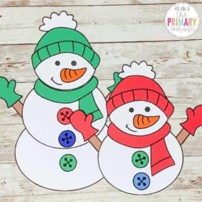 25 Easy Snowman Crafts for Kids of all ages - The Primary Parade