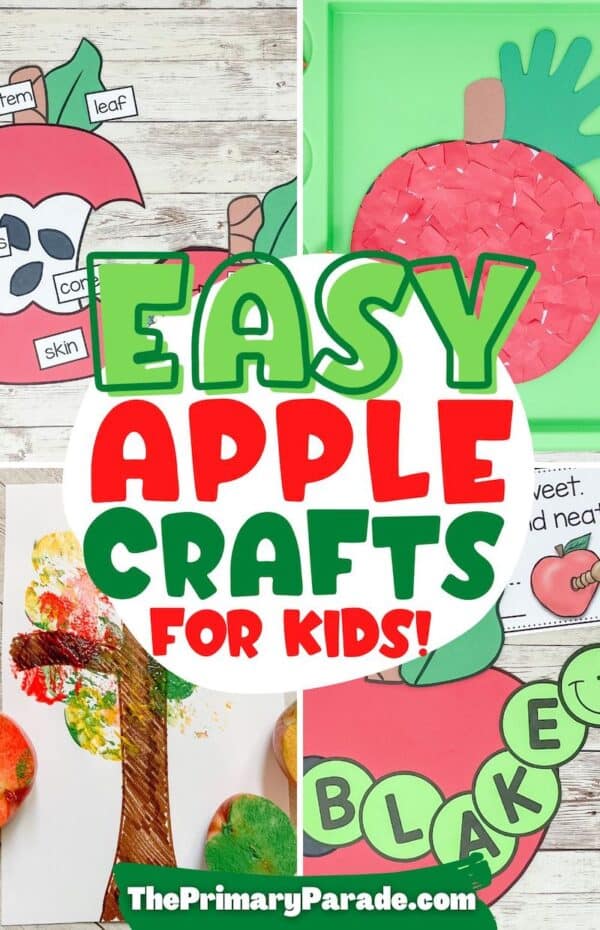 The Best Easy Apple Crafts for Kids - The Primary Parade