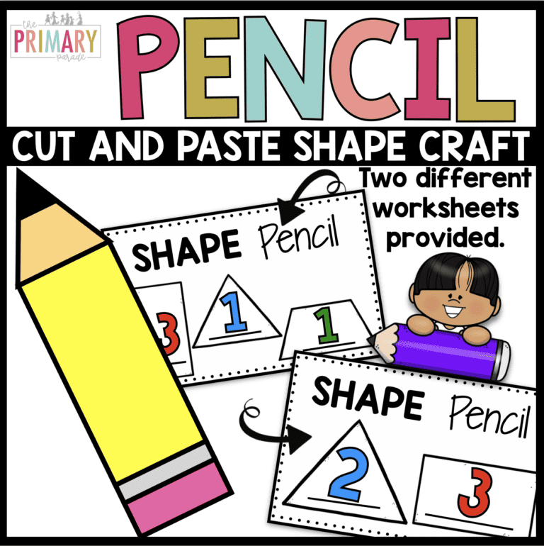 pencil shape craft