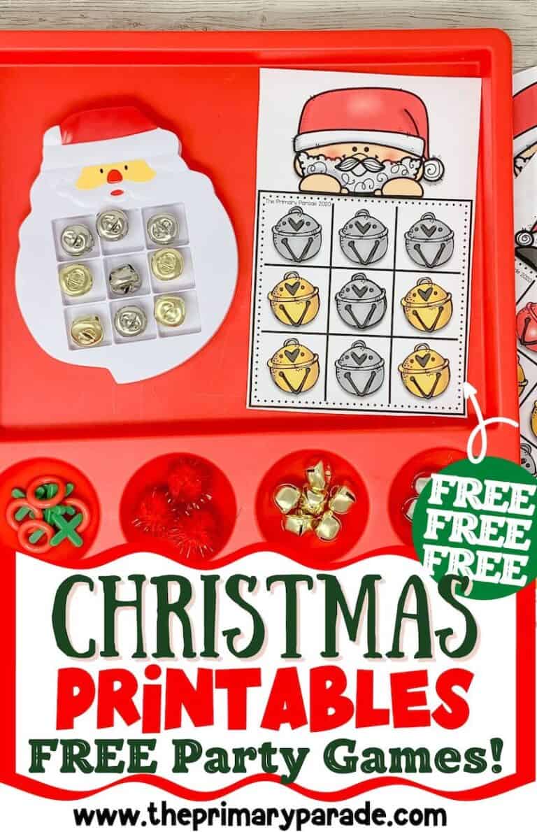 Free Printable Christmas Games for a Fun Holiday Party - The Primary Parade