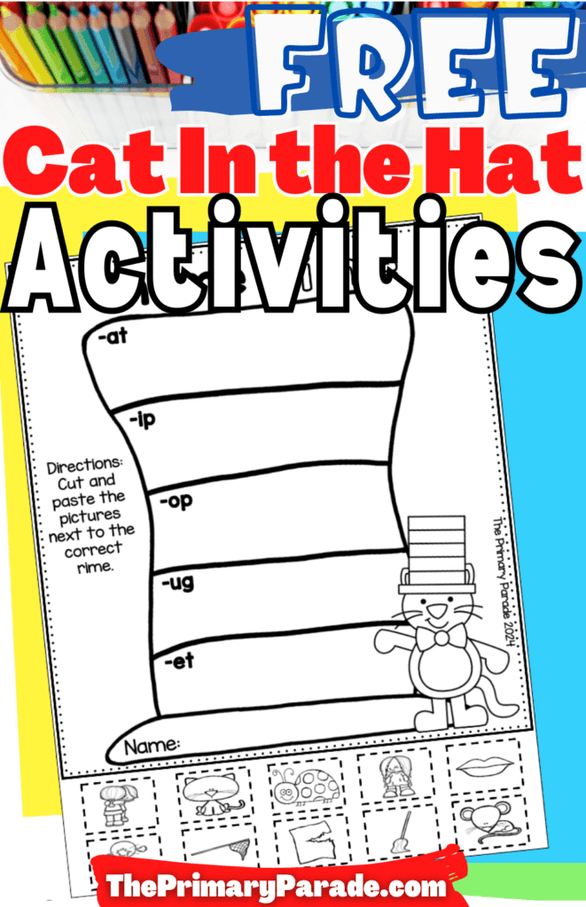 Cat In The Hat Activities For 3rd Grade
