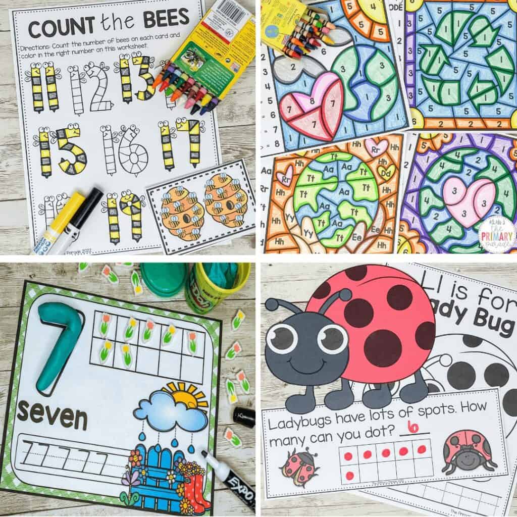 Cute ladybug craft and cut and paste activities the primary parade