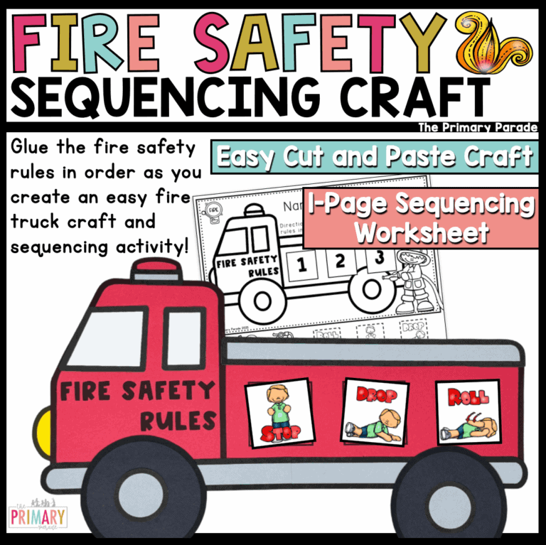 fire safety craft for fire safety week