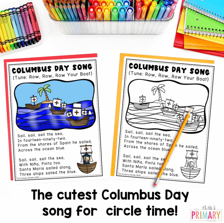 Preschool Columbus Day Crafts and Activities - The Primary Parade