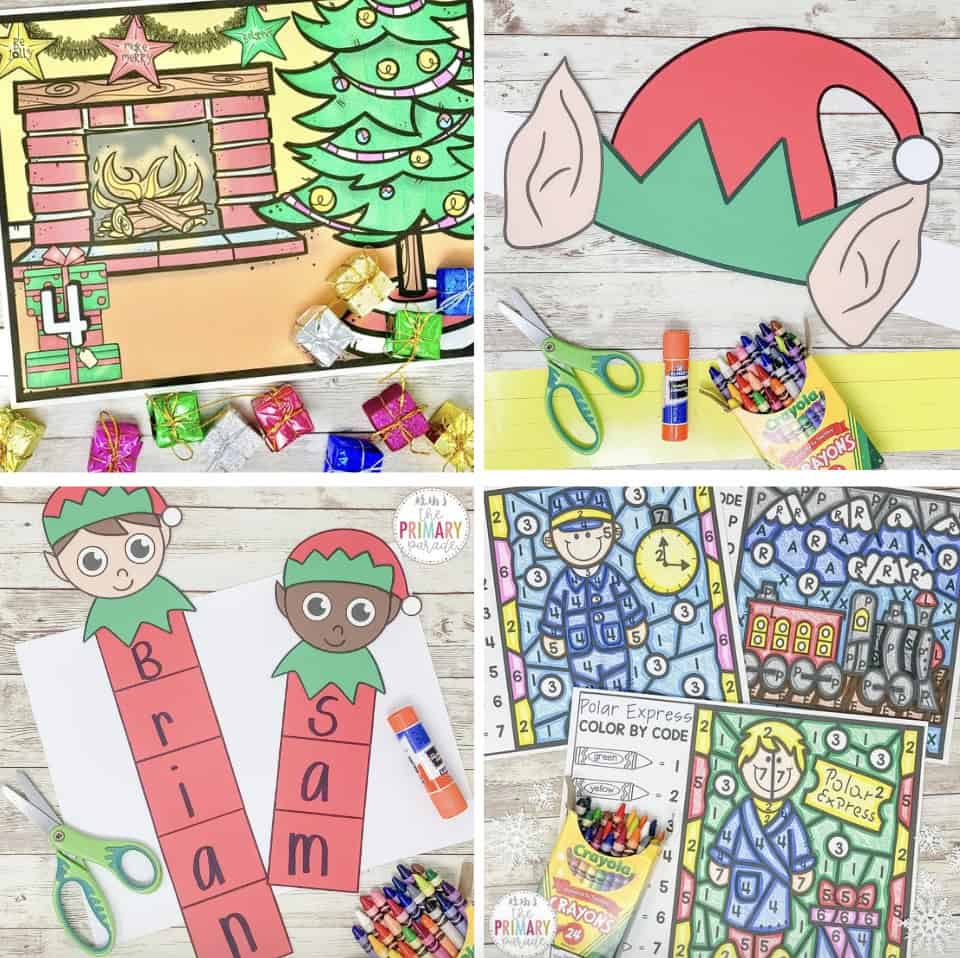 Kindergarten Christmas freebies