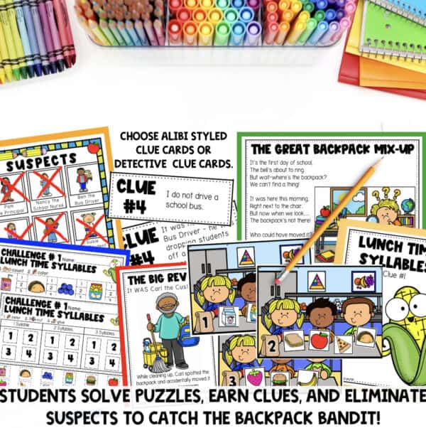 Back to School Escape Room for Kindergarten & 1st Grade - Image 2