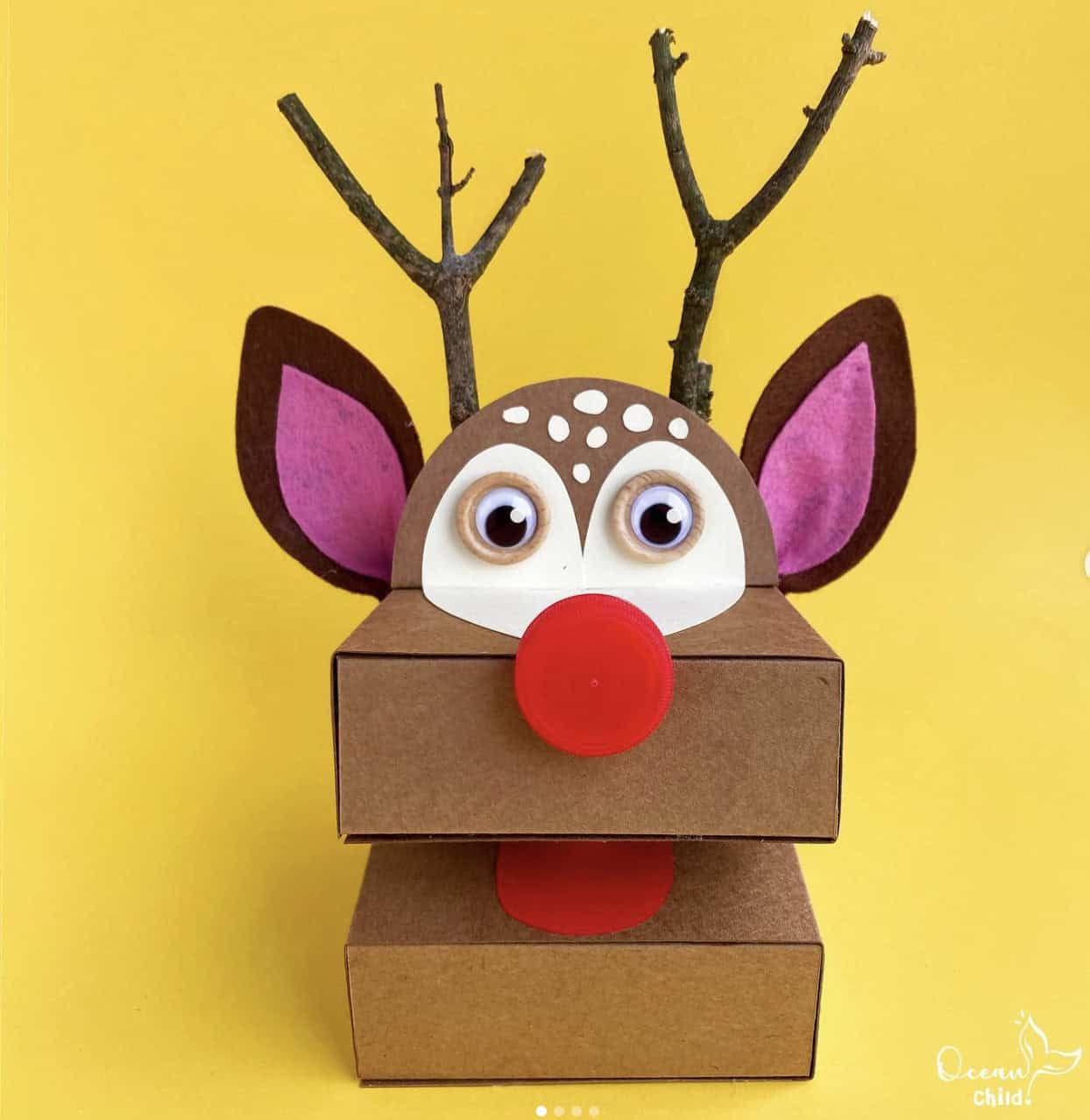 Cardboard Box Rudolph Craft