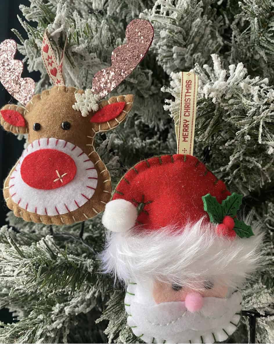Felt Reindeer Ornament