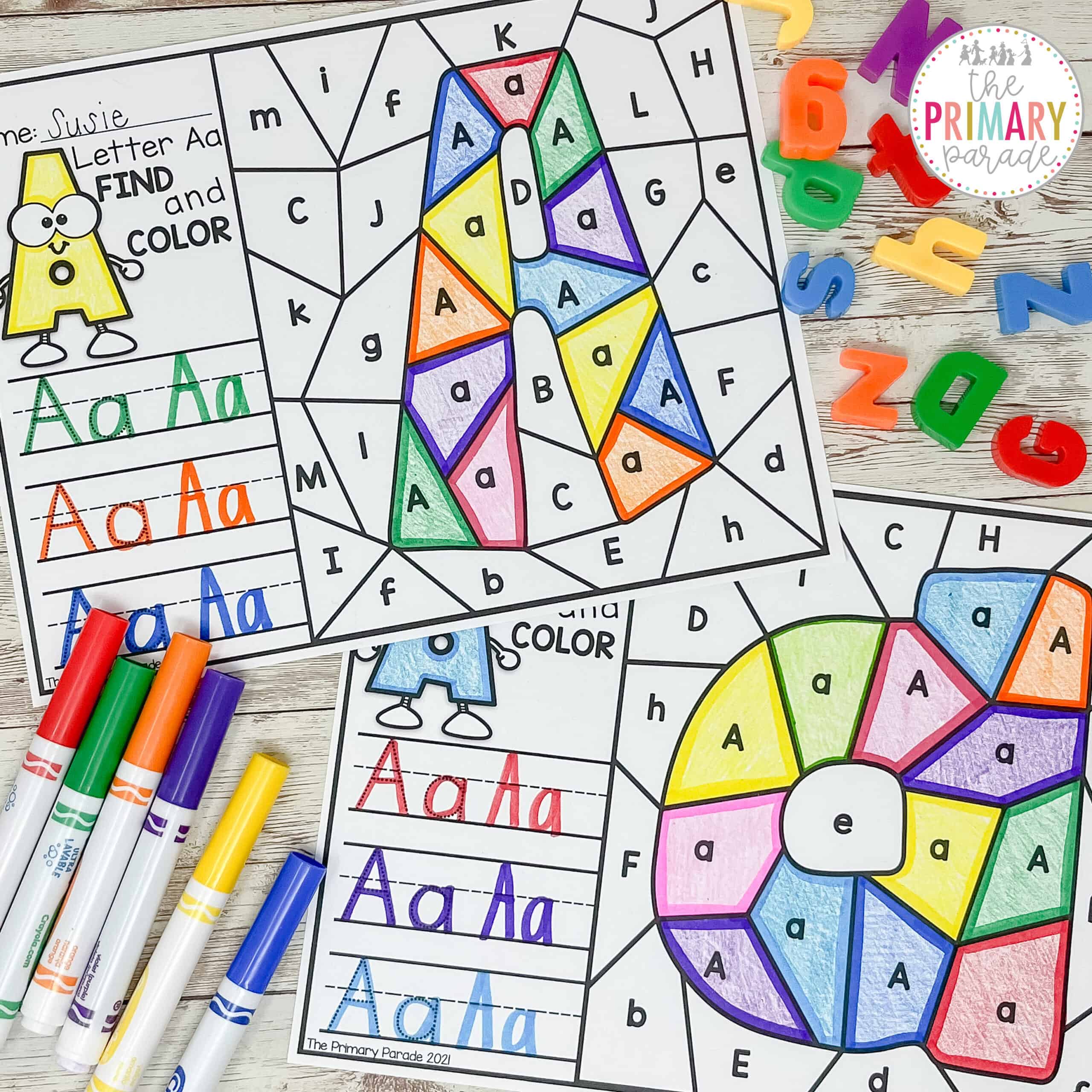 Letter A Freebies for kids to learn the alphabet