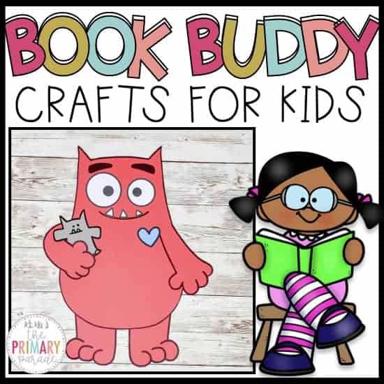 Love Monster book companion craft for kindergarten