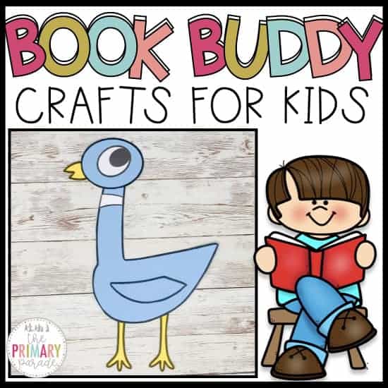 Pigeon book companion craft for kindergarten