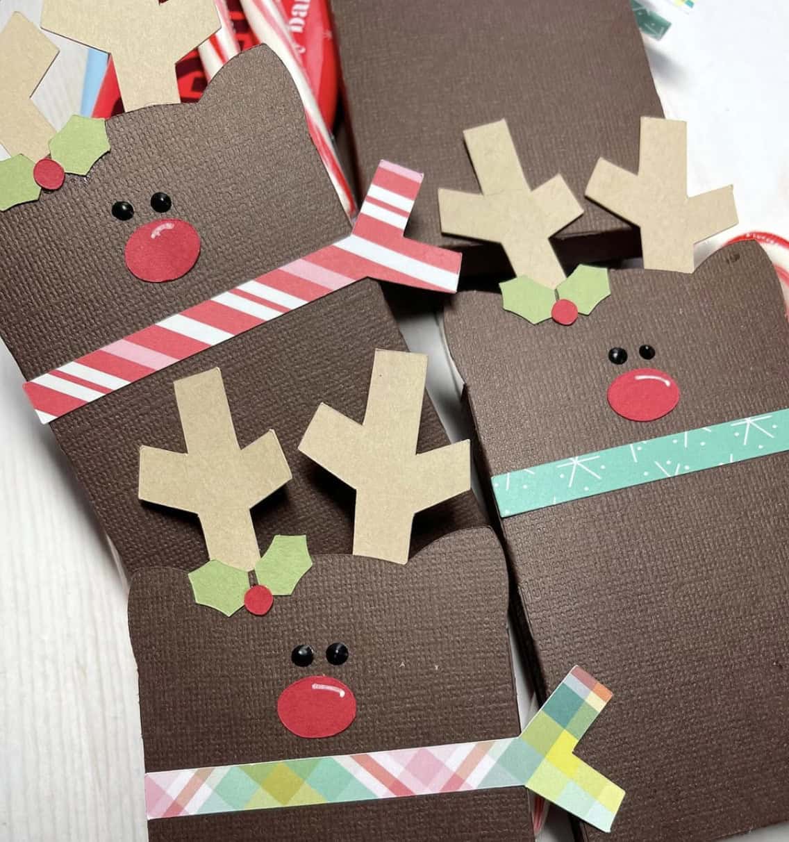 Rudolph Gift Wrap Craft