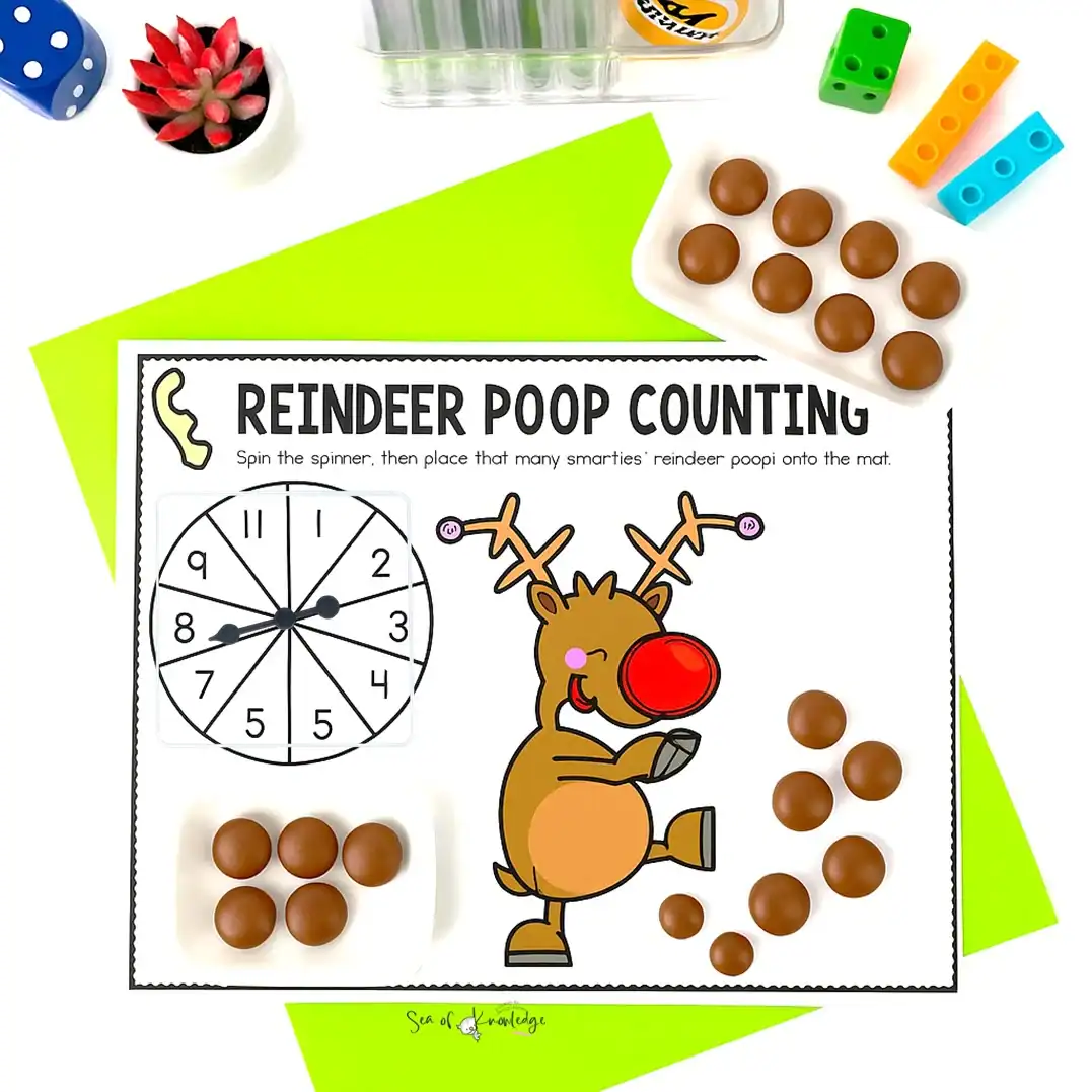 Reindeer Counting Activity