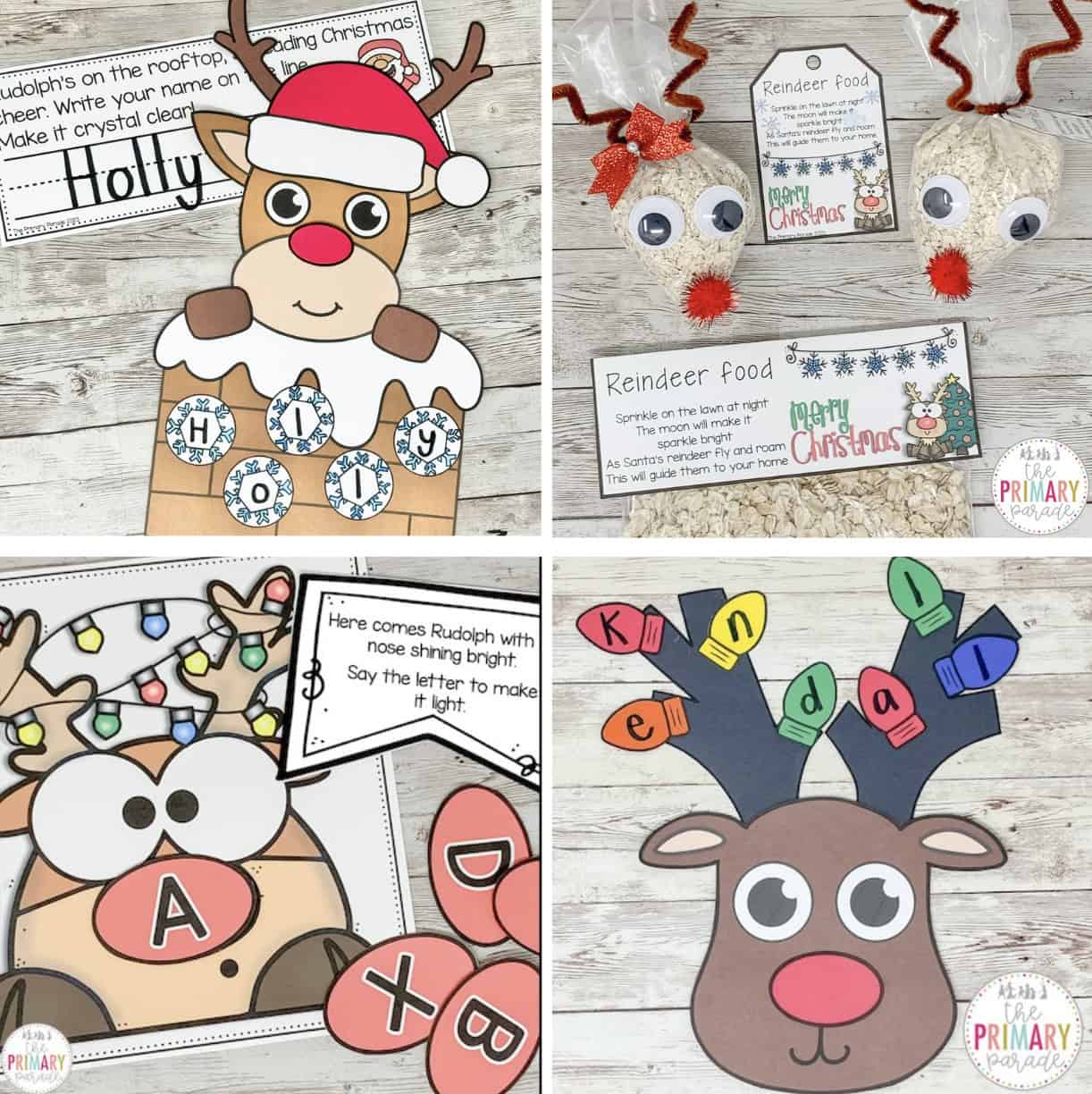 These cute and easy reindeer crafts for kids are the perfect cut and paste Christmas crafts to make this December.