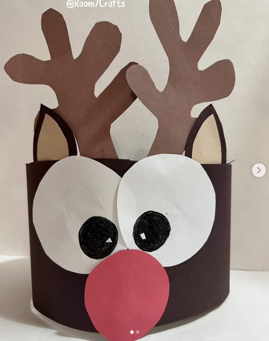 Paper Reindeer Headband