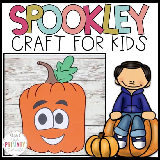 Spookley the Square Pumpkin book companion craft for kindergarten