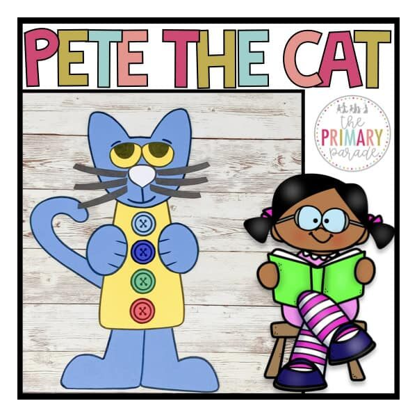 Pete The Cat Buttons Craft