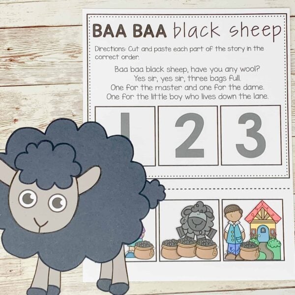 Baa Baa Black Sheep Craft