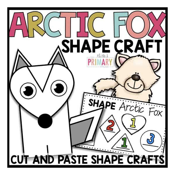 Arctic Fox Shape Craft