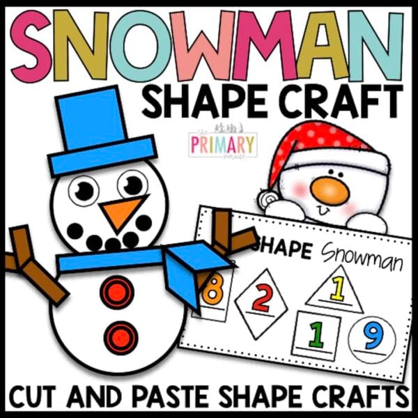 Snowman Shape Craft