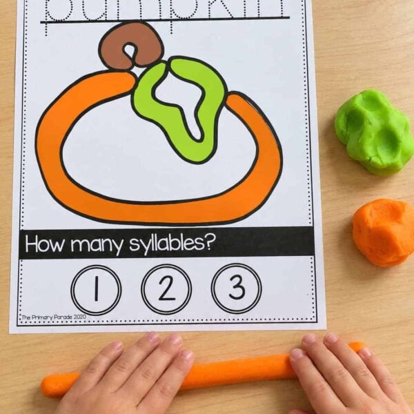 Pumpkin Playdough Mat