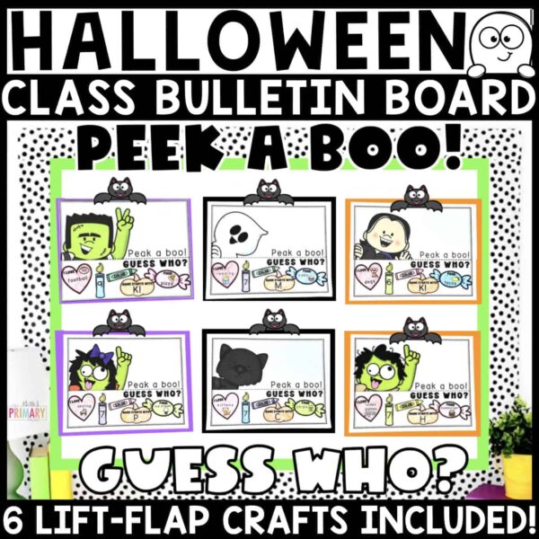 Guess Who Halloween Bulletin Board