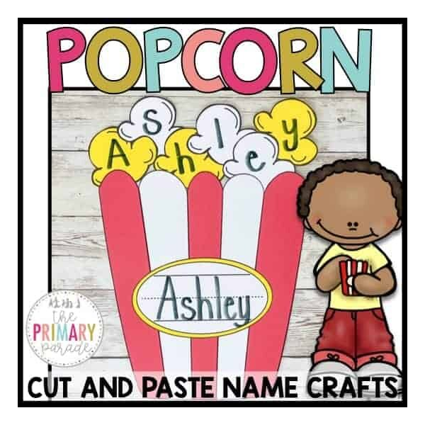 Popcorn Name Craft
