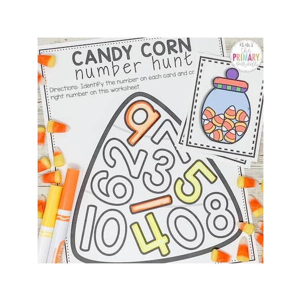 Candy Corn Number Hunt