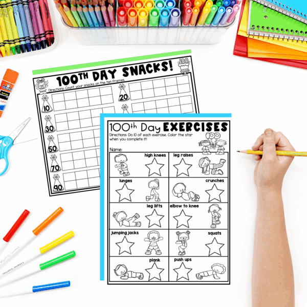 100th Day Counting By 10