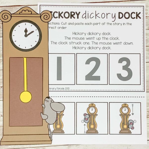 Hickory Dickory Dock Craft