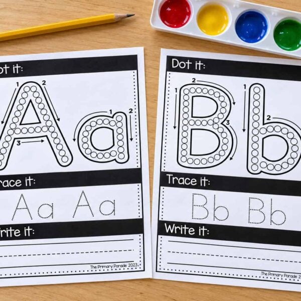 Alphabet Q Tip Mats