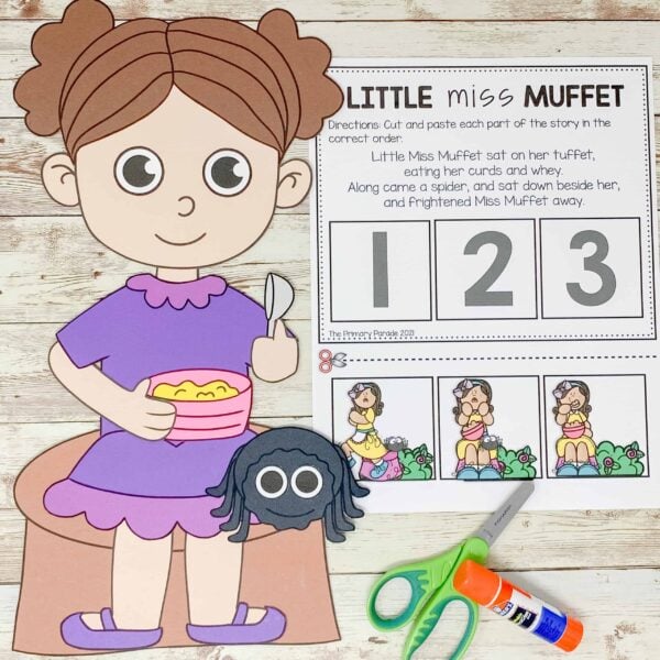Little Miss Muffet Craft