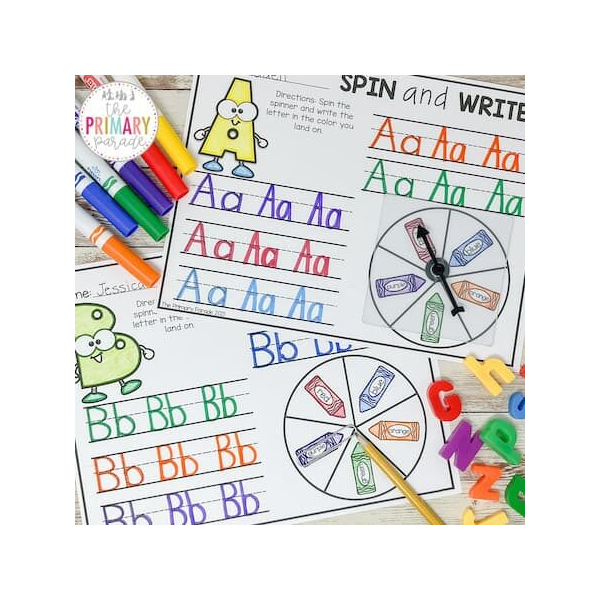 Alphabet Rainbow Write