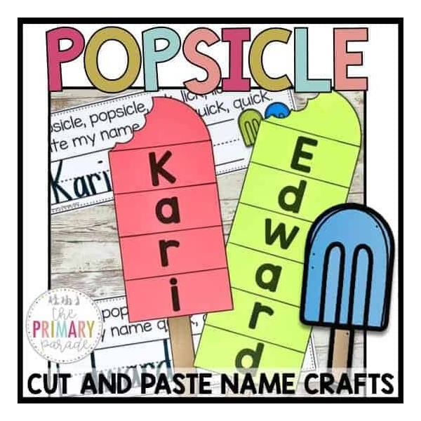 Popsicle Name Craft