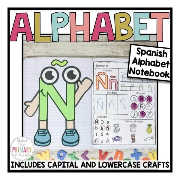 Spanish Interactive Alphabet Notebook